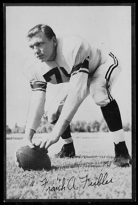 Frank Fuller in a Los Angeles Rams line stance portrait.